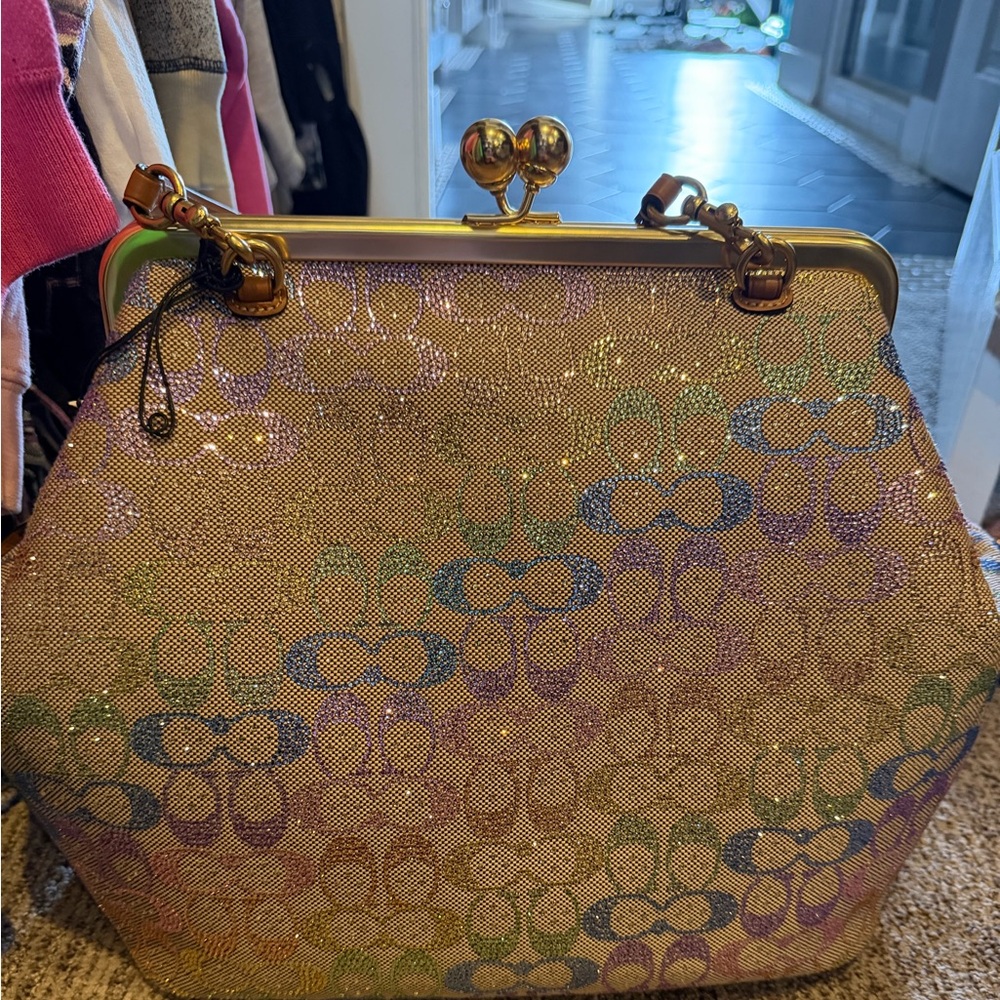 Brand new Coach crystal bag Large